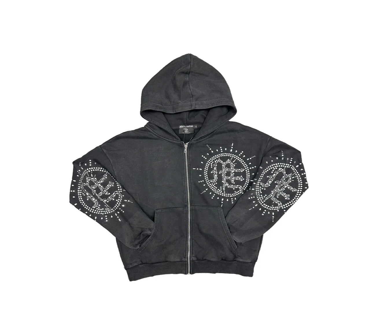 MIXED EMOTION “ECLIPSE” RHINESTONE HOODIE