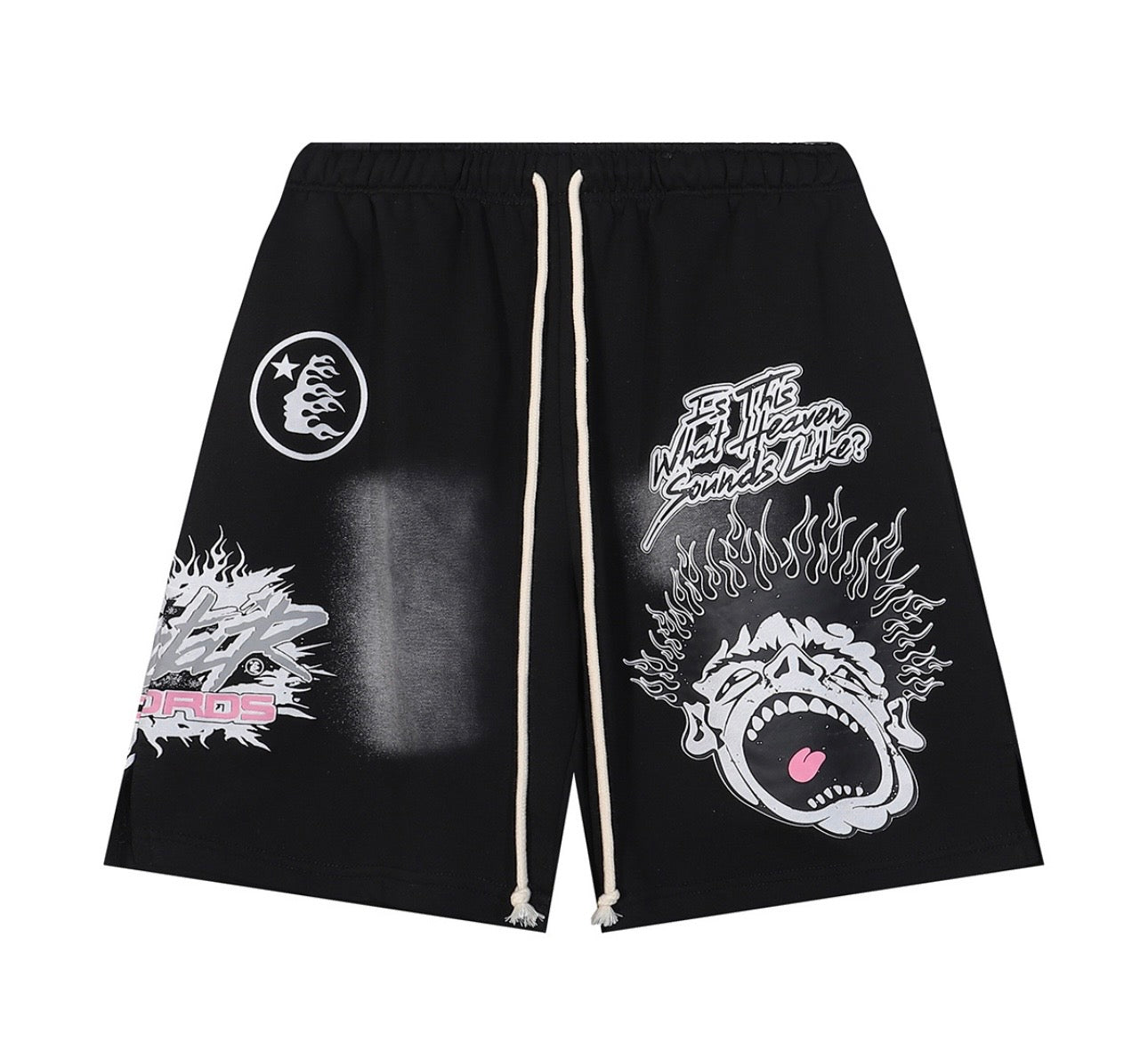HELLSTAR SWEAT SHORTS “SOUNDS LIKE?”