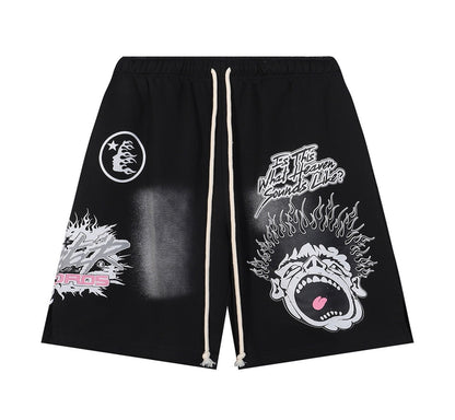 HELLSTAR SWEAT SHORTS “SOUNDS LIKE?”