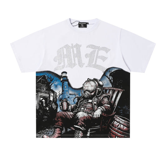 MIXED EMOTION “ASTRONAUT” RHINESTONE TEE