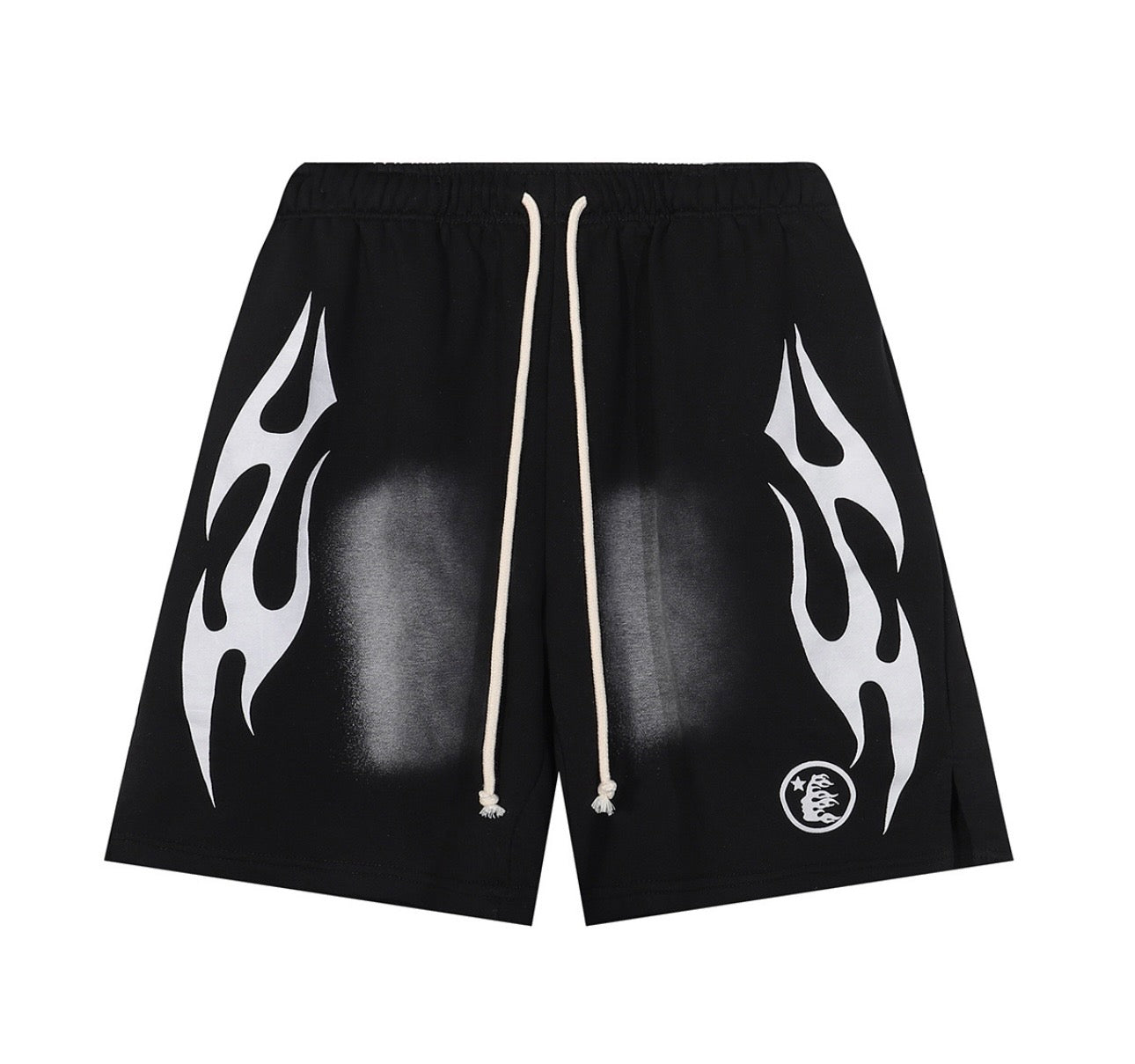 HELLSTAR SWEAT SHORTS “FLAMES”