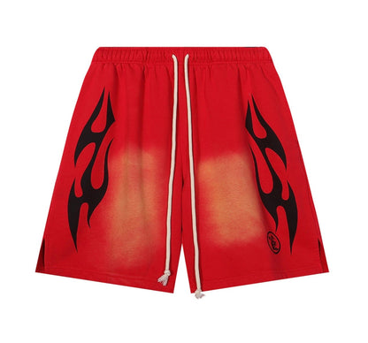 HELLSTAR SWEAT SHORTS “FLAMES”