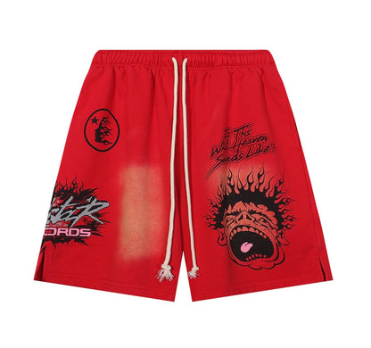 HELLSTAR SWEAT SHORTS “SOUNDS LIKE?”