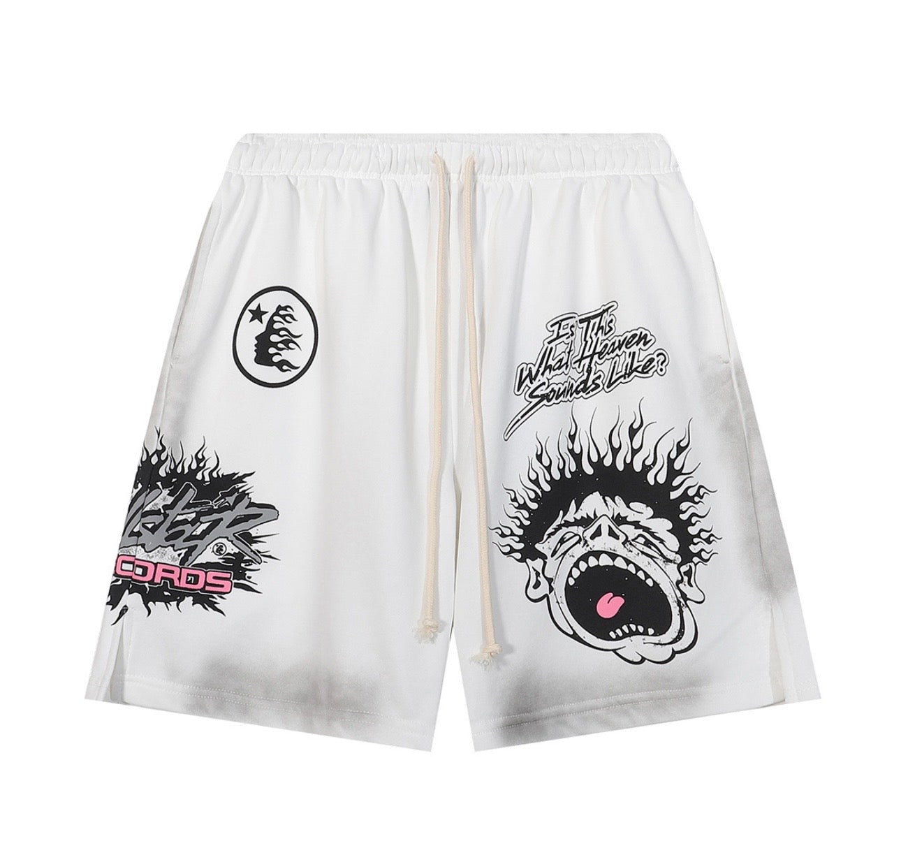 HELLSTAR SWEAT SHORTS “SOUNDS LIKE?”