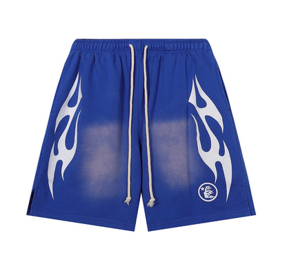 HELLSTAR SWEAT SHORTS “FLAMES”