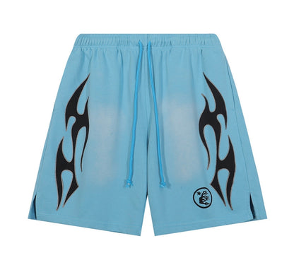 HELLSTAR SWEAT SHORTS “FLAMES”