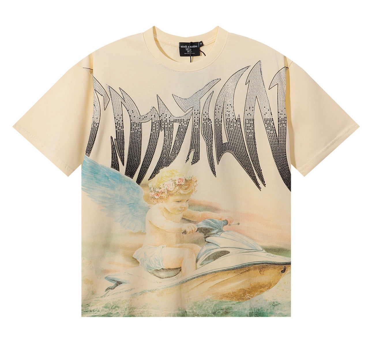 MIXED EMOTION “JETSKI” RHINESTONETEE